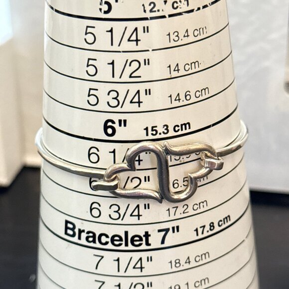 James Avery Hook On Double Heart Bracelet - Picture 4 of 4